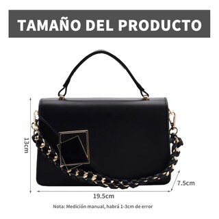 Foto 4 | Foto 4 | Bolsa De Hombro Cuero Pu Crossbody Versátil Moda Cadena