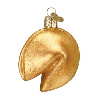 Foto 1 | Foto 1 | Adorno Navideño De Cristal Con Forma De Galleta De La Fortuna Del Viejo Mundo - Venta Internacional.