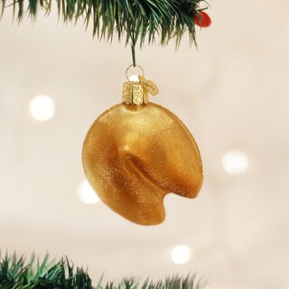 Foto 2 | Foto 2 | Adorno Navideño De Cristal Con Forma De Galleta De La Fortuna Del Viejo Mundo - Venta Internacional.