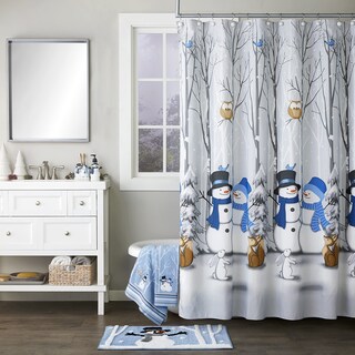 Foto 4 | Foto 4 | Cortina De Ducha Skl Home Snowman Winter Friends 178 X 183 Cm - Venta Internacional.
