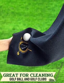 Foto 3 | Foto 3 | Toalla De Golf Cybgene 41x61 Cm De Microfibra Initial A - Venta Internacional.