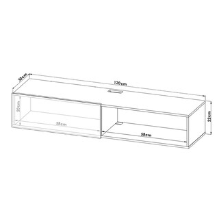 Foto 7 | Foto 7 | Mueble Flotante 120 Para Tv