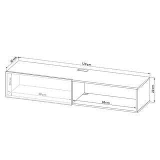 Foto 7 | Foto 7 | Mueble Flotante 120 Para Tv