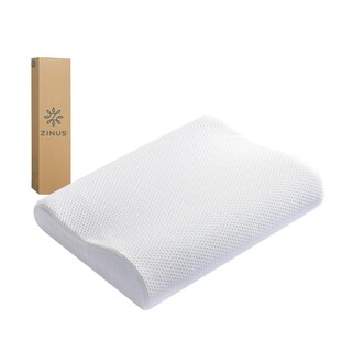 Foto 1 | Foto 1 | Almohada Zinus Contorno Para Cuello 10 Cm De Alto Firmeza Media Con 5 Años De Garantía
