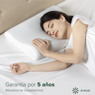 Foto 4 | Foto 4 | Almohada Zinus Contorno Para Cuello 10 Cm De Alto Firmeza Media Con 5 Años De Garantía