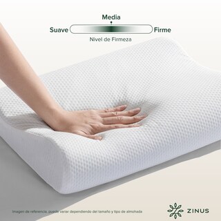 Foto 5 | Foto 5 | Almohada Zinus Contorno Para Cuello 10 Cm De Alto Firmeza Media Con 5 Años De Garantía