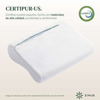 Foto 6 | Foto 6 | Almohada Zinus Contorno Para Cuello 10 Cm De Alto Firmeza Media Con 5 Años De Garantía