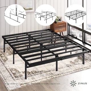Foto 3 | Foto 3 | Base De Cama Zinus Justin Queen Size  De Acero Con 5 Años De Garantía