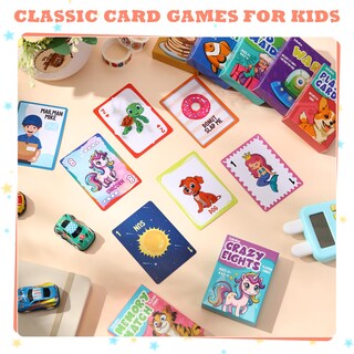 Foto 4 | Foto 4 | Set De Juego De Cartas Zubebe Operation Christmas Kids Paquete De 7 Con 28 Mazos - Venta Internacional.