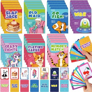 Foto 7 | Foto 7 | Set De Juego De Cartas Zubebe Operation Christmas Kids Paquete De 7 Con 28 Mazos - Venta Internacional.