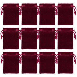 Foto 1 | Foto 1 | Bolsas De Tela De Terciopelo Para Joyas Bolsas De Terciopelo Con Cordón 100 Unidades - Venta Internacional.