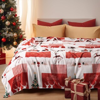 Foto 2 | Foto 2 | Manta Polar Con Estampado Phf Tamaño King 108 X 90 Cm Isla De Navidad - Venta Internacional.