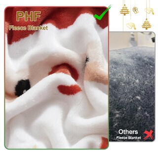 Foto 4 | Foto 4 | Manta Polar Con Estampado Phf Tamaño King 108 X 90 Cm Isla De Navidad - Venta Internacional.