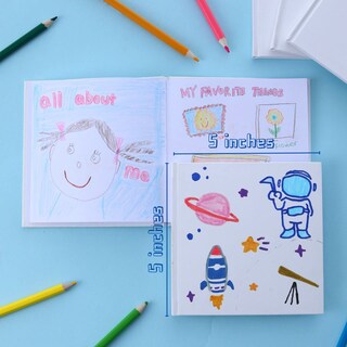 Foto 3 | Foto 3 | Libros De Tapa Dura En Blanco Litpoetic Paquete De 12 13 X 13 Cm 36 Páginas - Venta Internacional.