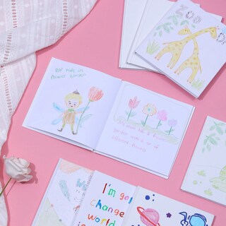 Foto 4 | Foto 4 | Libros De Tapa Dura En Blanco Litpoetic Paquete De 12 13 X 13 Cm 36 Páginas - Venta Internacional.