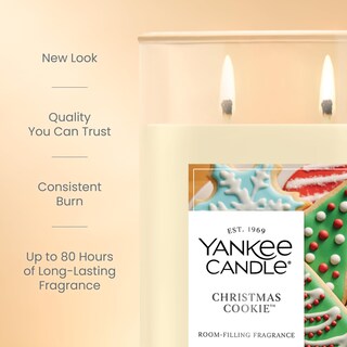 Foto 4 | Foto 4 | Vaso Grande Yankee Candle De 570 Ml Con Aroma A Galletas Navideñas - Venta Internacional.
