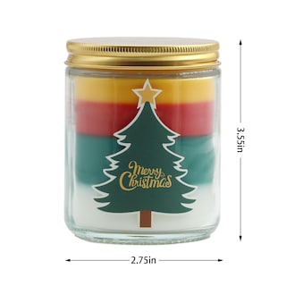 Foto 4 | Foto 4 | Vela De Cera De Soya Aromática Abeto Navideño Lihome 7oz - Venta Internacional.