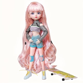 Foto 1 | Foto 1 | Muñeca Bjd Ucanaan De 26 Cm Con Disfraz Zapatos Peluca Y Manos - Venta Internacional.