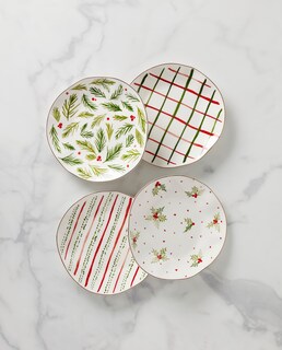 Foto 2 | Foto 2 | Platos De Postre Lenox 895262 De Porcelana Bayberry 4 Piezas 21 Cm - Venta Internacional.