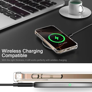 Foto 4 | Foto 4 | Funda Bicol Para Iphone 16 Pro De 6.3 Pulgadas Transparente Y Delgada A Prueba De Golpes Navidad - Venta Internacional.