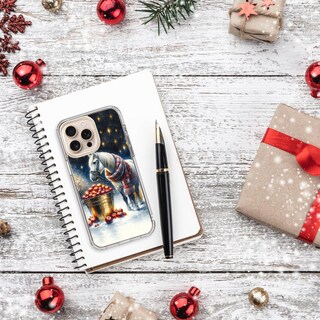 Foto 6 | Foto 6 | Funda Bicol Para Iphone 16 Pro De 6.3 Pulgadas Transparente Y Delgada A Prueba De Golpes Navidad - Venta Internacional.