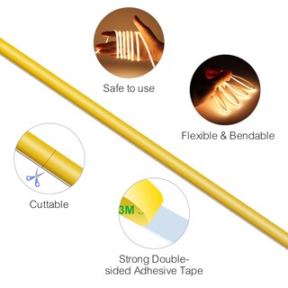 Foto 4 | Foto 4 | Tira De Luces Led Maliigaza De 5 Mm 5 M Color Amarillo Dorado 24 V - Venta Internacional.