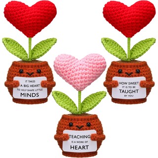 Foto 1 | Foto 1 | Muñecas Con Forma De Corazón De Ganchillo Wavwave Regalos De Agradecimiento Para Profesores 15 Cm - Venta Internacional.