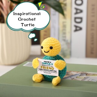 Foto 7 | Foto 7 | Figura De Juguete Nevernerve Hecha A Mano A Ganchillo Con Forma De Tortuga Regalo De Amistad - Venta Internacional.