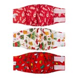 Banda Para Ombligo Navideña Cutebone Para Perros Machos Tamaño Mediano - Venta Internacional.