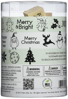 Foto 2 | Foto 2 | Rubber Stamp Hero Arts Ll795 Ink 'n' Stamp Feliz Navidad - Venta Internacional.