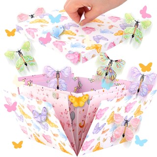 Foto 1 | Foto 1 | Caja De Regalo Azurestore Butterfly Explosion 14 5 X 14 5 X 12 5 Cm - Venta Internacional.