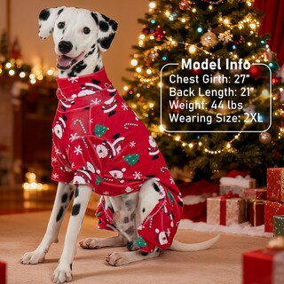 Foto 6 | Foto 6 | Pijama Para Perro Kyeese De Terciopelo De Papá Noel Tamaño Grande - Venta Internacional.