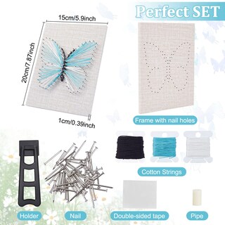 Foto 2 | Foto 2 | Kit De Manualidades Webeedy Butterfly Kit De Arte Con Cuerdas Para Bricolaje - Venta Internacional.