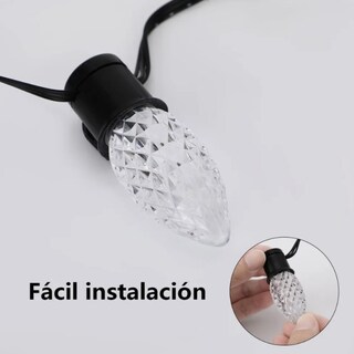 Foto 2 | Foto 2 | Luces Navideñas Inteligentes Rgb 20 Led De Cm-top De 6 Metros