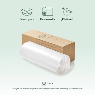 Foto 6 | Foto 7 | Colchón Zinus Sueño Fresco Air Flow Queen Size 15 Cm De Alto Memory Foam Con 10 Años De Garantía