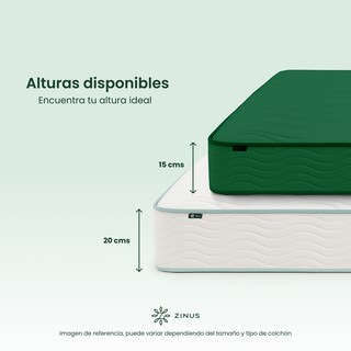 Foto 4 | Foto 4 | Colchón Zinus Bonnell Matrimonial 15 Cm De Alto Con 10 Años De Garantía