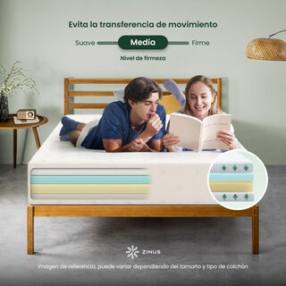 Foto 4 | Foto 4 | Colchón Zinus Sueño Fresco Air Flow Queen Size 30 Cm De Alto Memory Foam Con 10 Años De Garantía