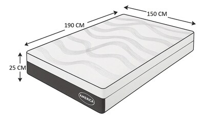 Foto 4 | Foto 4 | Colchones America Colchón Queen Size En Caja Calm Látex Transpirable Y Fresco