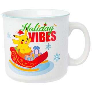 Foto 1 | Foto 1 | Taza De Cerámica Camper Silver Buffalo Pokemon Holiday Vibes 600 Ml - Venta Internacional.