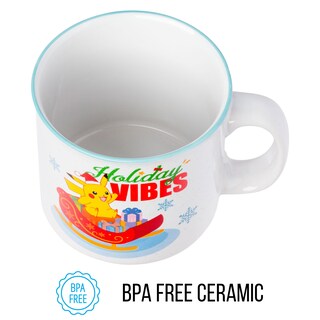Foto 3 | Foto 3 | Taza De Cerámica Camper Silver Buffalo Pokemon Holiday Vibes 600 Ml - Venta Internacional.
