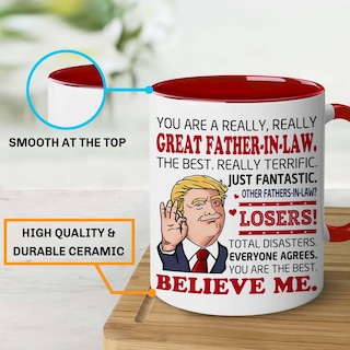 Foto 4 | Foto 4 | Taza De Cerámica Bechusky Para Suegros 325 Ml Regalo De Navidad - Venta Internacional.