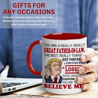 Foto 6 | Foto 6 | Taza De Cerámica Bechusky Para Suegros 325 Ml Regalo De Navidad - Venta Internacional.