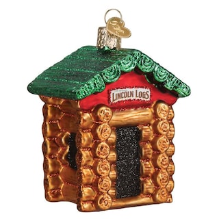 Foto 1 | Foto 1 | Adorno Colgante De Navidad Del Viejo Mundo Troncos De Lincoln Cristal - Venta Internacional.
