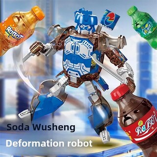 Foto 4 | Foto 4 | Figura De Juguete Atlodas 2025 Lata De Refresco Robot Transformador 17 Cm - Venta Internacional.