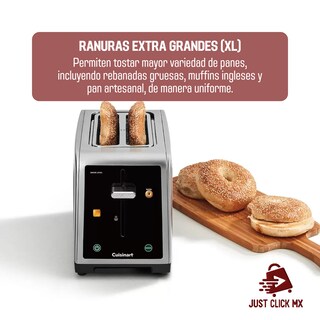 Foto 5 | Foto 5 | Tostador Digital 2 Rebanadas Extra Grande Cuisinart Plateado