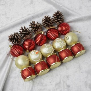 Foto 2 | Foto 2 | Esferas Navideñas Cm-top Con Piñas Decorativas De 6 Cm
