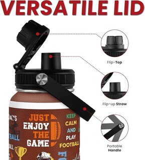 Foto 4 | Foto 4 | Botella De Agua Sandjest Con Aislamiento Para Fútbol Americano 950 Ml - Venta Internacional.