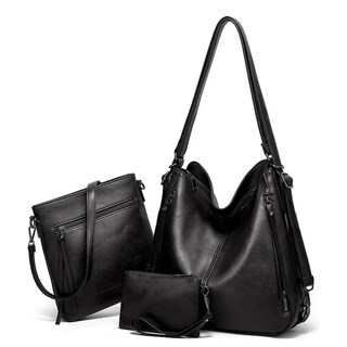 Foto 1 | Foto 1 | Set 3 Bolsas De Dama Bandolera Elegantes Cartera Para Muje Negro