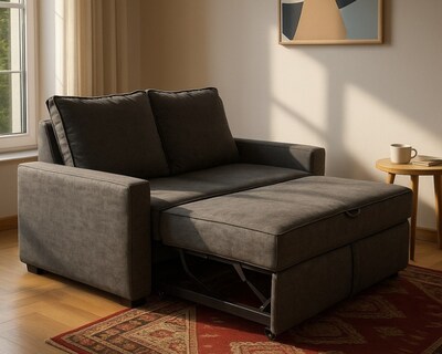 Foto 6 | Foto 6 | Sofá Cama Easy Living Modelo Luma Gris Oxford