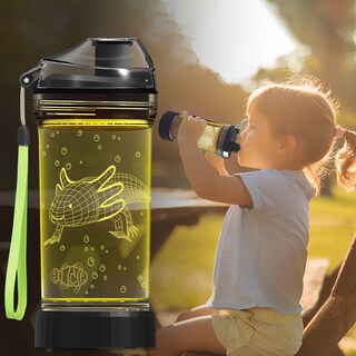 Foto 4 | Foto 4 | Botella Coolgift Mart Axolote 3d Con Luz Led De 414 Ml Sin Bpa - Venta Internacional.